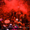 pre-filled red color powder squeeze bottles